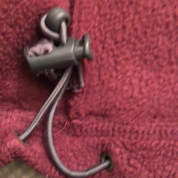 Vintage Board Dokter Thick Fleece Hoodie Burgundy Hooded Toggles Youth L  - #404 - Picture 7 of 12